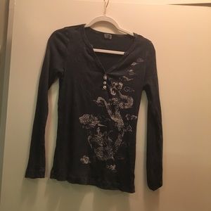 5 for $25 !!!!!-Chinese Dragon Graphic Tee